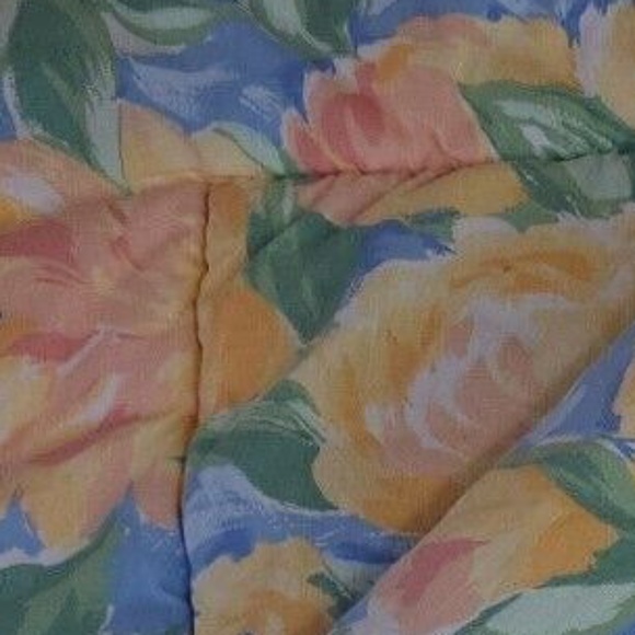 VINTAGE Croscill Fiesta Yellow, Blue Comforter - Full - Picture 3 of 4